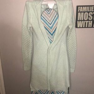 Baby blue cardigan